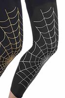 KXP Compression Fit Suppor Printed Long Neoprene Ultra Flex Knee Braces Soccer,Basketball,Running,Tennis,Volleyball white M