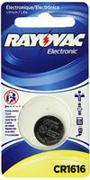 Rayovac Lithium Keyless Entry Battery 1616 Size, 6-Pack