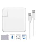 87W USB C Charger Power Adapter for MacBook Pro 15 Inch 13 Inch MacBook 12Inch MacBook Air iPad Pro 2018 2019 Include Charge Cable