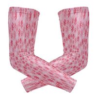 ZZKKO Dog Paw Print Cooling Arm Sleeves Cover Uv Sun Protection for Men Women Running Golf Cycling Arm Warmer Sleeves 1 Pair