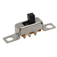 uxcell 10pcs DC 50V 0.5A On/On 2 Position 1P2T SPDT Panel Slide Switch 3 Solder Lug Pin