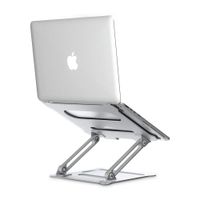 Laptop Notebook Stand,Elekin Foldable Laptop Stands Adjustable Notebook Holder Aluminum Laptop Riser Ergonomic Desktop Holder for Tablets, ipad, Notebook, MacBook Up tp 17''
