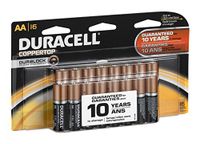 Duracell Alkaline Batteries Aa Card 16