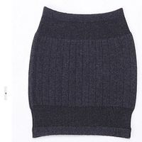 EUBUY Winter Ulta-Thin Cashmere Waist Warmer Soft Elastic Waist Support Binder Waist Protector(Dark Grey)