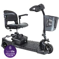 Drive Medical Scout Compact Travel Power Scooter, 3 Wheel, White