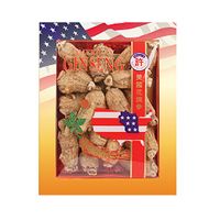 SKU #0109-8, Hsu's Ginseng Short Jumbo Cultivated American Ginseng Roots (8 oz = 227 gm/Box), 0109-8, 0109.8