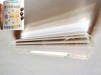 Free 20 Page Chakra Booklet with Energized Crystal Quartz 16 Face Pointed Massage Wand Natural Gemstone Original Stone for Healing Genuine Divine EMF Protection Gift Christmas Father's,Mother's Day