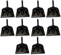 Impact Products 4212-90 12" Black Metal HD Dust Pan - Quantity 10