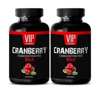 UTI Clear - Cranberry Concentrate 50:1 - UTI Solution - Immune Support ANTIOXIDANT - Cranberry Urinary Tract Health - 2 Bottles (120 Softgels)