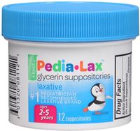 Fleet Pedia-Lax Glycerin Suppositories 12 Each (Pack of 9)