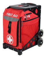 Zuca Sport Insert Bag, First Aid (Red with White Cross) w/ Sport Frame Black