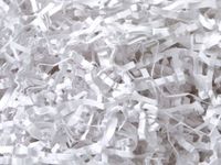 4oz Bag Heavy Duty White Gift Basket Shred Crinkle Paper Grass Filler Bedding nfLG -1755