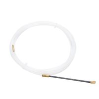 uxcell 16 Feet (5M) Nylon Fish Tape Dia 0.12in (3mm) Electrical Wire Threader Cable Running Rods Fish Tape Pulling