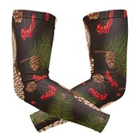 LEVEIS Trendsetter Owl Arm Sleeves UV Protection for Men Women Sunblock Protective Gloves Running Golf Cycling Driving Long Arm Cover 1 Pair