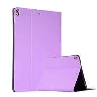 iPad Air 10.5 Inch 3rd Gen Case 2019/iPad Pro 10.5 Case,Slim Lightweight Silicone TPU and Premium PU Leather Smart Stand Protective Case Cover with Auto Sleep/Wake Function - Purple