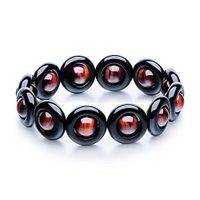Master---Hand sanding Obsidian Bracelet tiger-ite