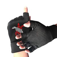 Men Women Hawaiian Scuba Turtle Fingerless Gloves for Arthritis & Carpal Tunnel Pain Relief