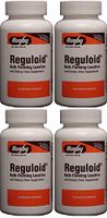 Reguloid Psyllium Husk Natural Vegetable Bulk Forming Laxative Fiber Supplement Capsules Therapy for Regularity Generic for Metamucil 160 Capsules per Bottle PACK of 4 Total 640 Caps.