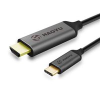 USB C to HDMI Cable 4K 60Hz, HDCP 2.2, Thunderbolt 3 AOOGO USB Type-C to HDMI Cable for Mac、iPad Pro 2018 / MacBook Pro 2018/2017 / MacBook Air/Samsung S10,and More