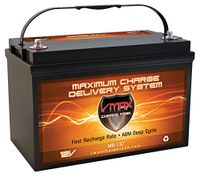 VMAXMB137 AGM Group 31 Deep Cycle Battery Replacement for Everest & Jennings AGM1265T 12V 120Ah Wheelchair Battery