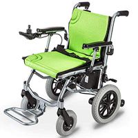 AINIDEMA Motorized Wheelchair, Lightweight Folding Remote Control Electric Wheelchair Motorized, Comfortable Disabled Wagon, Elderly Mobile Car