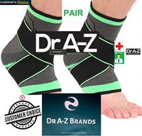Dr A-Z Compression Foot Socks for Men & Women 2PCS - Arch Support, Heel Spurs- Best Plantar Fasciitis Sleeves for Plantar Fasciitis Pain Relief, Heel Pain, Treatment for Daily Use -Pair