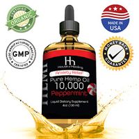 Hemp Oil for Pain Anxiety Relief :: Hemp 10,000mg :: Hemp Extract :: May Help with Inflammation, Joints, Mood, Sleep & More :: Hemp Drops :: Rich in Omega 3,6,9 (Peppermint)