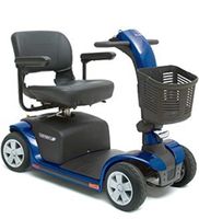 Pride Mobility - Victory 9 - Mid-Sized Scooter - 4-Wheel - Viper Blue