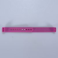 Aoile ID115 Smart Bracelet Strap, Replaceable Strap Length Adjustable Sport Silicone Band Straps for Smart Bracelet Fitness Tracker,8.46 inch Wristband Accessories Violet