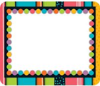 Carson Dellosa Stylin' Stripes Name Tags (150011)