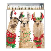 Paperproduct Designs - Match Box Set of 2 - Merry Llamas