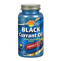 Nature's Life Black Currant Oil Minis 500 mg | with Omega 3-6 for Skin, Hair, Heart and Joint Health | 90ct, 90 Serv.