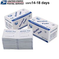 DGE Sterile Alcohol Prep Pads, Skin Cleaning Care Jewelry Mobile Phone Clean Wipe，200 Count