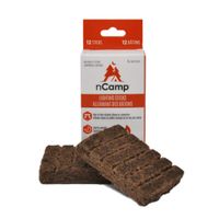 nCamp Fire Starter Sticks, Lighting Logs For Camping Campfire Tailgating Outdoor Cooking Fireplace Emergency Wood Stove, Weatherproof (12 Pack)