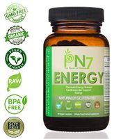 PN7 1200mg Organic Supplement. Maca Root, Hawthorn Berry, Beetroot, Epimedium, Damiana, Yohimbe Bark, Rhodiola Rosea, Cayenne Pepper. 60 Vegan Capsules
