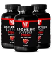 Olive Leaf Extract Liquid - Blood Pressure Support - Eat More monounsaturated or polyunsaturated Vegetable and Seed Oils (3 Bottles - 180 Capsules)
