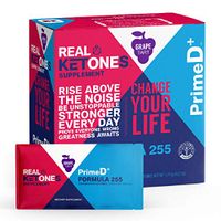 Real Ketones - Prime D+ Grape Tart Exogenous Ketone Supplement with BHB and MCT Combo for Ketone Boost, Energy and Focus