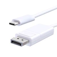 USB C to Displayport Cable(Applies only to DP Ports),USB Type C to DisplayPort Cable (4K@60Hz)- Thunderbolt 3 Port Compatible for MacBook Pro 2018 MacBook Pro/MacBook, Surface Book 2 and More[3ft/1m]