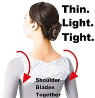 Posture Corrector Back Brace Hidden Under Clothes Adjustable Comfortable Flexible Kid Teen Youth Women Shoulder Spine Correction (S-M)
