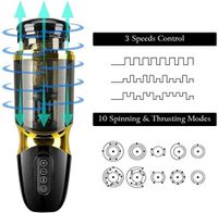 Aircraft Cūp Men Sexr's Voice Sexr's Machine Male Aūtomatic Mastūrbator Vacūūm Sūcking Telescopic Rotating Mastūrb LBKB4321