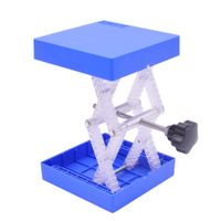 INTLLAB Lab Jack Laboratory Stand Table Scissor 100 x 100mm (4" x 4") Lift Table