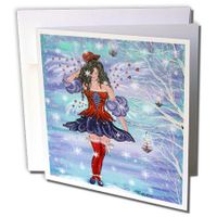3dRose Heartland Diva - Greeting Cards, 6 x 6 inches, set of 12 (gc_4892_2)