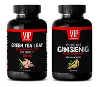 antioxidant Formula - Green Tea - Korean Ginseng - Combo - red maca Pill - (2 Bottles Combo)