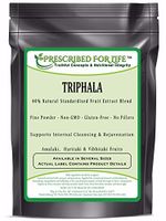 Triphala - 40% Natural Extract Powders of Amalaki, Haritaki & Vibhitaki Fruits of India, 4 oz (113 g)