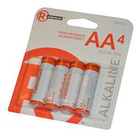 RADIOSHACK AA ALKALINE BATTERIES 4-PACK