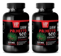 Prostate Plus - Saw Palmetto 500 Extract - Saw Palmetto for Men - 2 Bottles 200 Capsules