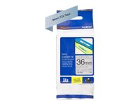 Brother TZe-M961 Labelling Tape Cassette, Black on Matt Silver, 36 mm (W) x 8 m (L), Laminated, Brother Genuine Supplies
