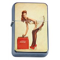 Vintage Retro Sexy Bridesmaid Party Oil Lighter Pin Up Girl-074