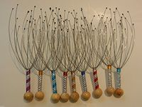 10 Scalp Head Neck Scratcher Massager Stress Releif Tool Acupressure Therapy