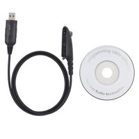HT1250 Programming Cable，USB Programming Cable for Walkie Talkie, Genuine USB Programming Cable for Motorola HT1250 PRO5150 GP328 GP340 MTX450